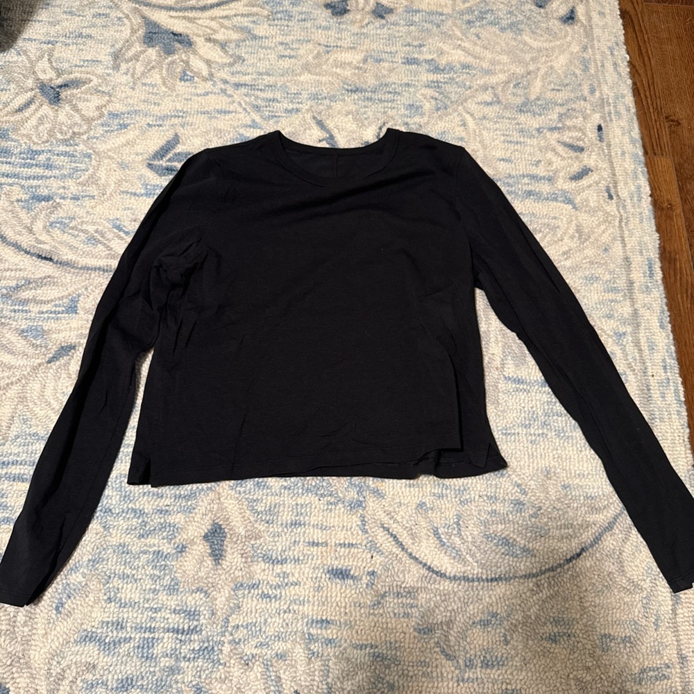 Lululemon Classic Black Long Sleeve Top